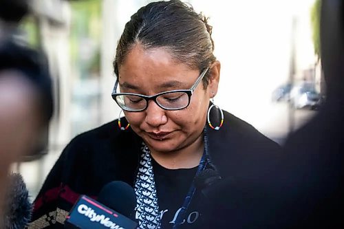 Louise Menow said she did not agree with the verdict. (Mikaela MacKenzie/Winnipeg Free Press)