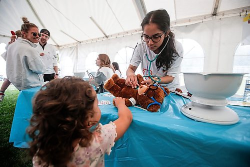 JOHN WOODS / FREE PRESS
A child&#x2019;s bear is attended to at the Teddy Bears&#x2019; Picnic in Assiniboine Park  Sunday, September 8, 2024. 

Reporter: tyler