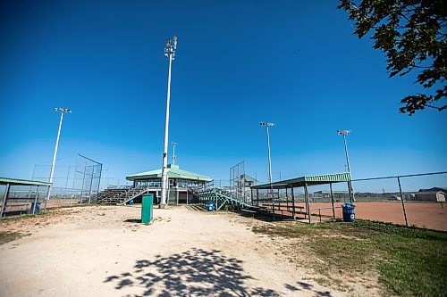 MIKAELA MACKENZIE / WINNIPEG FREE PRESS

The John Blumberg Sports Complex, which Red River Ex CEO Garth Rogerson would like to revitalize, on Monday, Sept. 9, 2024. The local exhibition association is seeking a 99-year lease to renovate and build on to the baseball and soccer complex at 4540 Portage Ave.

For Nicole story.
Winnipeg Free Press 2024