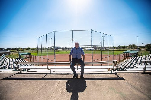 MIKAELA MACKENZIE / WINNIPEG FREE PRESS

Red River Ex CEO Garth Rogerson talks about the revitalization he&#x2019;s planning for the John Blumberg Sports Complex on Monday, Sept. 9, 2024. The local exhibition association is seeking a 99-year lease to renovate and build on to the baseball and soccer complex at 4540 Portage Ave.

For Nicole story.
Winnipeg Free Press 2024