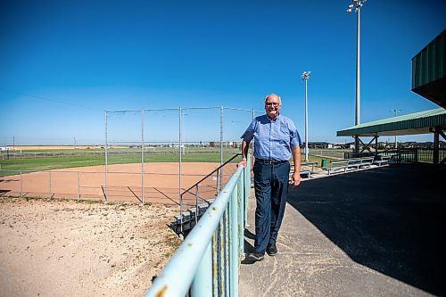 MIKAELA MACKENZIE / WINNIPEG FREE PRESS

Red River Ex CEO Garth Rogerson talks about the revitalization he&#x2019;s planning for the John Blumberg Sports Complex on Monday, Sept. 9, 2024. The local exhibition association is seeking a 99-year lease to renovate and build on to the baseball and soccer complex at 4540 Portage Ave.

For Nicole story.
Winnipeg Free Press 2024