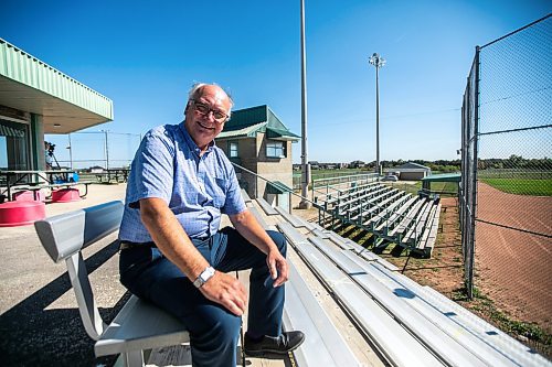 MIKAELA MACKENZIE / WINNIPEG FREE PRESS

Red River Ex CEO Garth Rogerson talks about the revitalization he&#x2019;s planning for the John Blumberg Sports Complex on Monday, Sept. 9, 2024. The local exhibition association is seeking a 99-year lease to renovate and build on to the baseball and soccer complex at 4540 Portage Ave.

For Nicole story.
Winnipeg Free Press 2024