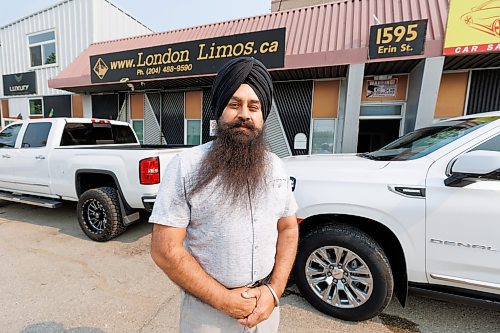 MIKE DEAL / FREE PRESS
Hardev Sandhu, owner of London Limos (1595 Erin Street), claims the city has improperly assessed his business taxes based on the size of the Erin Street property it operates from. They are one of four businesses that operate at the address.
Reporter: Tyler Searle
240910 - Tuesday, September 10, 2024.