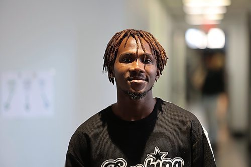 Brandon University Student Union President Charles Adamu (Abiola Odutola/The Brandon Sun)