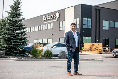 MIKAELA MACKENZIE / WINNIPEG FREE PRESS

Marco De Luca, co-owner of De Luca&#x2019;s, at their building in Oak Bluff on Tuesday, Sept. 10, 2024. De Luca&#x2019;s set up in Oak Bluff in 2018 and has since been joined by many businesses. 

For Gabby story.
Winnipeg Free Press 2024