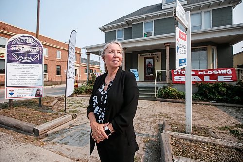 JOHN WOODS / FREE PRESS
Cheryl Wiebe, owner of Gags Unlimited who is closing her business at the end of September, is photographed in her store Tuesday, September 10, 2024. Wiebe cites multiple economic reasons for the closure. Hamilton House, where the business is located, is also up for sale.

Reporter: gabby