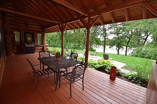 Todd Lewys / Winnipeg Free Press



You feel like you're out at the lake whether you're enjoying a drink on the covered deck or out on the patio visiting with guests.

