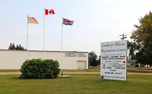 Exterior of the Carberry Plains Recreation Centre in Carberry on Wednesday. As treasurer of the curling club, Trisha Dawn Fraser stole $30,000 over the course of a year. (Michele McDougall/The Brandon Sun)
