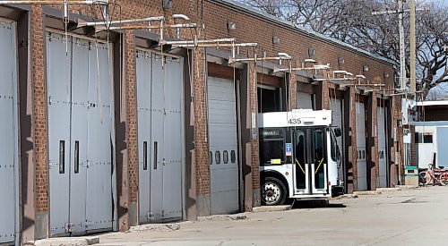 The Winnipeg Transit Garage at 1520 Main St. An administrative report says this facility and the  Winnipeg Transit Fort Rouge Garage on Osborne South are too old and in need of extensive repair, neither can handle new buses or have the necessary parking space. Aldo Santin story.Wayne Glowacki/Winnipeg Free Press April 6 2015