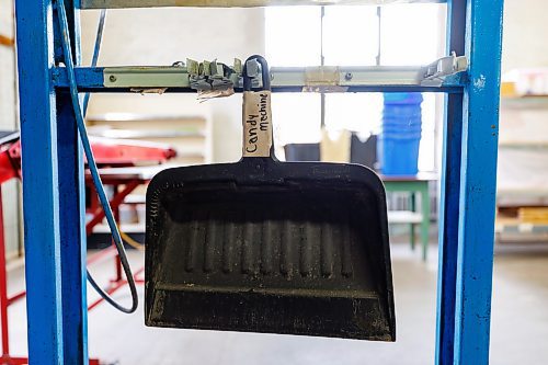 MIKE DEAL / FREE PRESS
A dust pan labeled for use with a &#x201c;Candy Machine.&#x201d;
Nutty Club warehouse and packaging facility at 130 Galt Avenue where everything is getting ready to be put up for auction.
240910 - Tuesday, September 10, 2024.