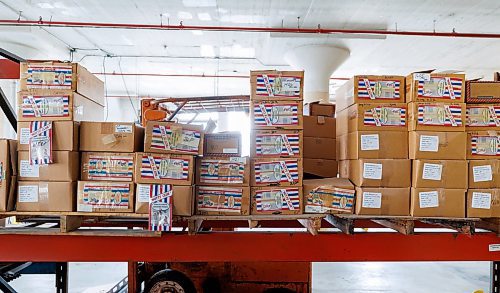 MIKE DEAL / FREE PRESS
Boxes of different types of packages.
Nutty Club warehouse and packaging facility at 130 Galt Avenue where everything is getting ready to be put up for auction.
240910 - Tuesday, September 10, 2024.