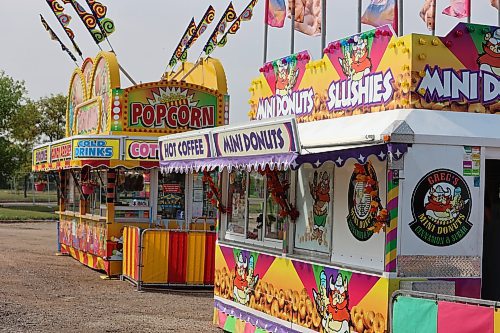 Food Trucks ready for business at the Keystone Centre on Thursday afternoon. (Abiola Odutola/The Brandon Sun)