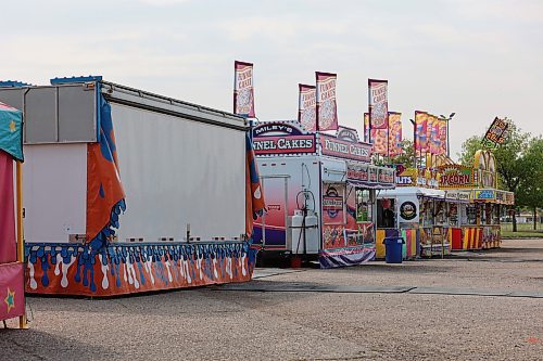 Food Trucks ready for business at the Keystone Centre on Thursday afternoon. (Abiola Odutola/The Brandon Sun)