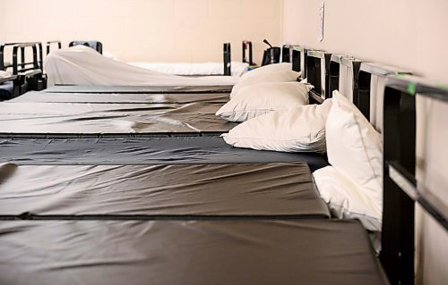 Mike Sudoma/Free Press
Rows of empty beds inside of N&#x2019;Dinawemak Friday afternoon 
Sept 13, 2024
