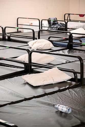 Mike Sudoma/Free Press
Rows of empty beds inside of N&#x2019;Dinawemak Friday afternoon 
Sept 13, 2024
