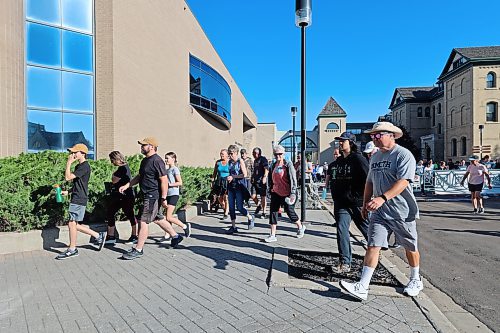 Participants in the Terry Fox Run set off from Brandon University on Sunday morning. The event raised an estimated $18,000. (Photos by Colin Slark/The Brandon Sun)