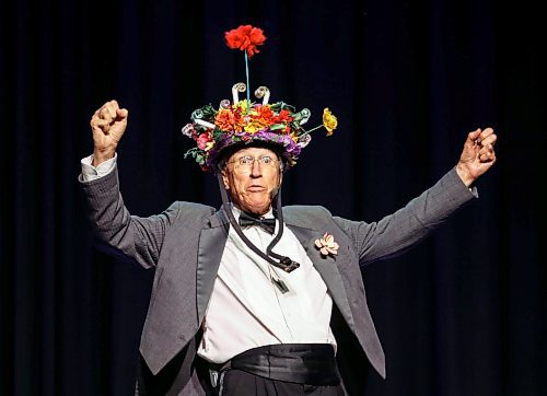 JOHN WOODS / FREE PRESS
Al Simmons performs his show Hatstravaganza at the West End Cultural Centre Sunday, September 15, 2024. 

Reporter: s/u