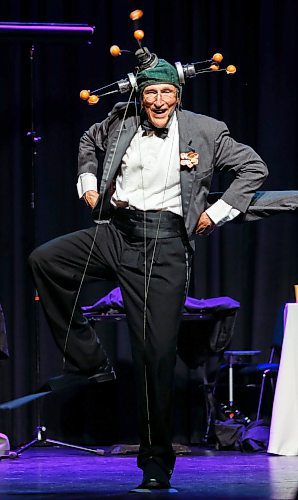 JOHN WOODS / FREE PRESS
Al Simmons performs his show Hatstravaganza at the West End Cultural Centre Sunday, September 15, 2024. 

Reporter: s/u