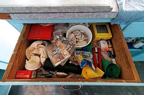 MIKE DEAL / FREE PRESS
A drawer filled with forgotten memories in the kitchen of the employee break room.
Nutty Club office building at 149 Pioneer Ave, where everything is getting ready to be put up for auction.
240910 - Tuesday, September 10, 2024.