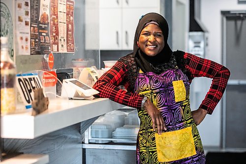 MIKAELA MACKENZIE / WINNIPEG FREE PRESS

Ganiyat Oyesomi-Daibu in her Chinese restaurant, Wang Dao Bistro, in Morden on Wednesday, Sept. 11, 2024. 

For AV story.
Winnipeg Free Press 2024