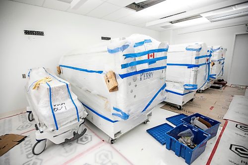 MIKAELA MACKENZIE / WINNIPEG FREE PRESS

The hyperbaric chambers at Prairie Hyperbarics (which currently under construction, but planning on opening next month) in Winnipeg on Tuesday, Sept. 17, 2024. 

For Martin Cash story.
Winnipeg Free Press 2024