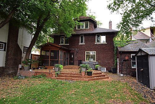 Todd Lewys / Winnipeg Free Press

The backyard is a true sanctuary, with the rear of the home offering a screened in patio and huge multi-tired deck with a hot tub to relax in.