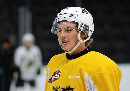 Brandon Wheat Kings forward Nick Johnson was outstanding in training camp, and the former Portland Winterhawk likes what he sees around this season. (Perry Bergson/The Brandon Sun)
Sept. 20, 2024
