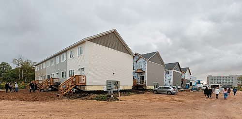 MIKE DEAL / FREE PRESS
The Habitat for Humanity Manitoba Pandora Avenue West development in Transcona which will eventually house 55 families, approximately 275 people, including 175 children.
Reporter: Aaron Epp
240918 - Wednesday, September 18, 2024.