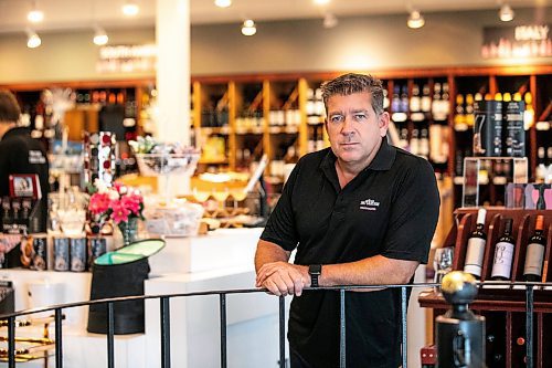 MIKAELA MACKENZIE / WINNIPEG FREE PRESS

Scott Holden, co-owner of The Pourium, in the wine store on Wednesday, Sept. 18, 2024.

For Malak story.
Winnipeg Free Press 2024