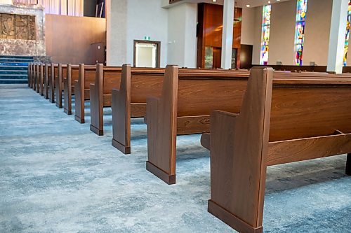 BROOK JONES / FREE PRESS
Congregation Shaarey Zedek has undergone major renovations which include new pews in the sanctuary. The oldest synagogue in Winnipeg, Man., was photographed Thursday, Sept. 19, 2024.