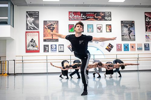 MIKAELA MACKENZIE / WINNIPEG FREE PRESS

Royal Winnipeg Ballet dancer Logan Savard rehearses &#x161;&#x25b;gat&#x259;m on Friday, Sept. 20, 2024. Choreographed by Cameron sink&#x2b7;&#x259; Fraser-Monroe, the piece will premiere at New York&#x2019;s Fall for Dance Festival next week.

For &#x2014; story.
Winnipeg Free Press 2024