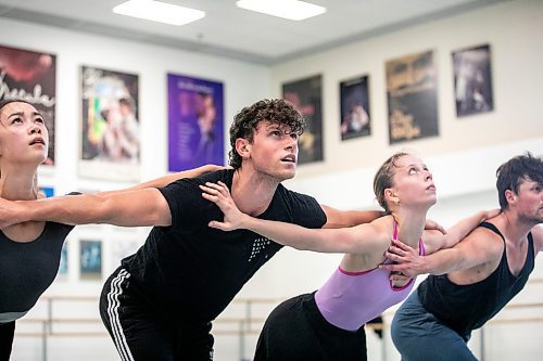 MIKAELA MACKENZIE / WINNIPEG FREE PRESS

Royal Winnipeg Ballet dancers rehearse &#x161;&#x25b;gat&#x259;m on Friday, Sept. 20, 2024. Choreographed by Cameron sink&#x2b7;&#x259; Fraser-Monroe, the piece will premiere at New York&#x2019;s Fall for Dance Festival next week.

For &#x2014; story.
Winnipeg Free Press 2024