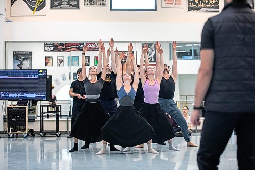 MIKAELA MACKENZIE / WINNIPEG FREE PRESS

Royal Winnipeg Ballet dancers rehearse &#x161;&#x25b;gat&#x259;m on Friday, Sept. 20, 2024. Choreographed by Cameron sink&#x2b7;&#x259; Fraser-Monroe, the piece will premiere at New York&#x2019;s Fall for Dance Festival next week.

For &#x2014; story.
Winnipeg Free Press 2024