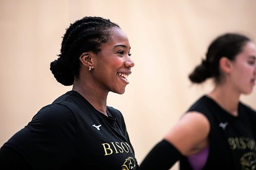 MIKAELA MACKENZIE / FREE PRESS
	
Fifth-year left side Light Uchechukwu at U of M women&#x573; volleyball practice at on Wednesday, Sept. 25, 2024. 

For sports story.
Winnipeg Free Press 2024