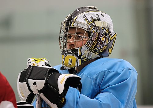 Veteran goaltender Matthew Michta will be counted on this season by the under-18 AAA Brandon Wheat Kings. He will be sharing the crease with Brady Low. (Perry Bergson/The Brandon Sun)
Sept. 27, 2024