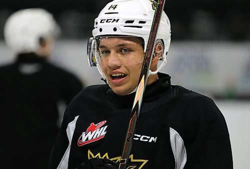 Adam Belusko's outgoing nature has helped his new Brandon Wheat Kings teammates embrace the Slovakian newcomer during his year of hockey in North America. (Perry Bergson/The Brandon Sun)
Sept. 28, 2024