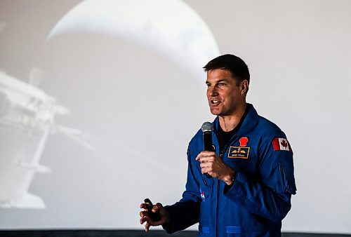 JOHN WOODS / FREE PRESS
Canadian astronaut Jeremy Hansen speaks and meets people at Aviation Museum of Western Canada Sunday, September 29, 2024. Hansen will be the first Canadian astronaut selected for a mission around the moon. 

Reporter: tyler