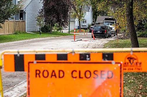 MIKAELA MACKENZIE / FREE PRESS
	
Construction at the end of Augusta Drive, near Greensboro Bay, on Tuesday, Oct. 1, 2024.

For long-term construction story.
Winnipeg Free Press 2024