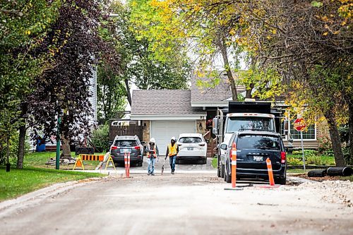 MIKAELA MACKENZIE / FREE PRESS
	
Construction at the end of Augusta Drive, near Greensboro Bay, on Tuesday, Oct. 1, 2024.

For long-term construction story.
Winnipeg Free Press 2024