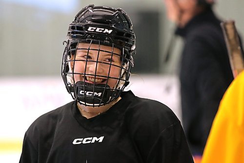 Brandon Wheat Kings forward Bailey Anderson smiles during practice earlier this week at J&G Homes Arena. She had eight points in her first two seasons in the Manitoba Female Hockey League U18 AAA with the Central Plains Capitals. (Perry Bergson/The Brandon Sun)
Oct. 3, 2024