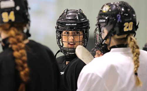 Brandon Wheat Kings blue-liner Haley Blaine and her twin Madison spent last season with the Westman Wildcats but returned home when the new team was announced. (Perry Bergson/The Brandon Sun)
Oct. 3, 2024