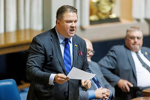 The Progressive Conservatives gave up two questions of their own to former NDP, now independent, MLA Mark Wasyliw. (Mike Deal/Winnipeg Free Press)