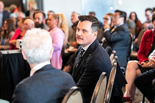 MIKAELA MACKENZIE / FREE PRESS
	
Kevin Selch, founder of Little Brown Jug Brewing Company, at Winnipeg Chamber of Commerce&#x2019;s Annual General Meeting before being sworn in as the organization&#x2019;s 2024/2025 board chair on Thursday, Oct. 3, 2024.

For Aaron Epp story.
Winnipeg Free Press 2024