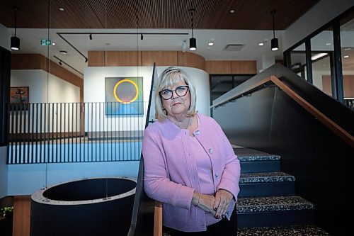 Ruth Bonneville / Free Press

BIZ - Payworks

Payworks unveiling its new Bridgwater office on  80 Payworks Way as they celebrate their 26th year in business. 

Business portrait of Barb Gamey, of Payworks, on grand staircase in the front of their new building site Thursday.   Also, photos of inside and outside the business. 

Story by Gabby

Oct 3rd , 2023
