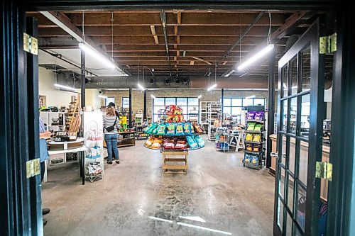 MIKAELA MACKENZIE / FREE PRESS
	
The new food store in the former Pancake House location at The Forks on Friday, Oct. 4, 2024. The store includes space for local food makers to create pop-ups and test new products. 

For Gabby story.
Winnipeg Free Press 2024