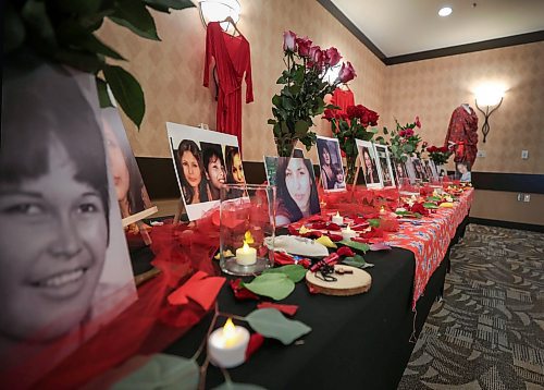 Ruth Bonneville / Free Press

LOCAL Red Dress Alert funding

Gary Anandasangaree, Minister of Crown-Indigenous Relations was in Winnipeg to make an announcement about the Red Dress Alert pilot at Giganawenimaanaanig's Day of Education and Awareness at Canad Inns on Regent Friday.  

Nahanni Fontaine, Minister of Families of Manitoba, and MLA Leah Gaza,  along with others took part in the announcement and drumming ceremony afterwards. 

A memorial table with photos of MMIWG2S+ victims was set up at the event. 
 

Oct 4th , 2023
