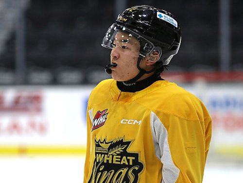 Brandon Wheat Kings veteran forward Marcus Nguyen played the Everett Silvertips a lot as a member of the Portland Winterhawks, and said they are always strong starters. (Perry Bergson/The Brandon Sun)
Oct. 7, 2024