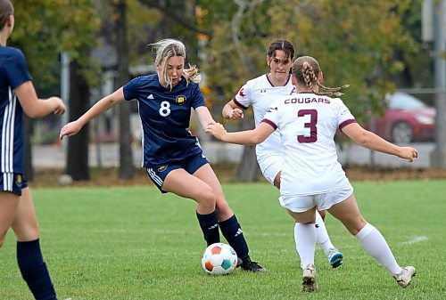 Mackenzie Boyes scored the first goal of the Brandon University Bobcats women's soccer season and hit the net in her first three games. (Thomas Friesen/The Brandon Sun)