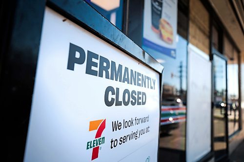 Ruth Bonneville / Free Press

Local 711 closures

Signs on the windows of 711 store at 665 McPhillips street at Selkirk Ave. says - Permanently Closing.  The Petro Canada gas station on the premises is also shut down.  

Many 711 stores have closed or are about to close due to many reasons including high crime.  

See story by Joyanne.   
 

Oct 8th , 2023
