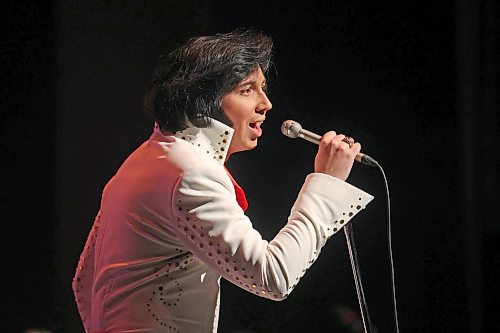 08102024
Tribute artist Jaedyn Pilon and the Flashback Band perform Elvis - The Vegas Years for a crowd at the Western Manitoba Centennial Auditorium on Tuesday evening.
(Tim Smith/The Brandon Sun)